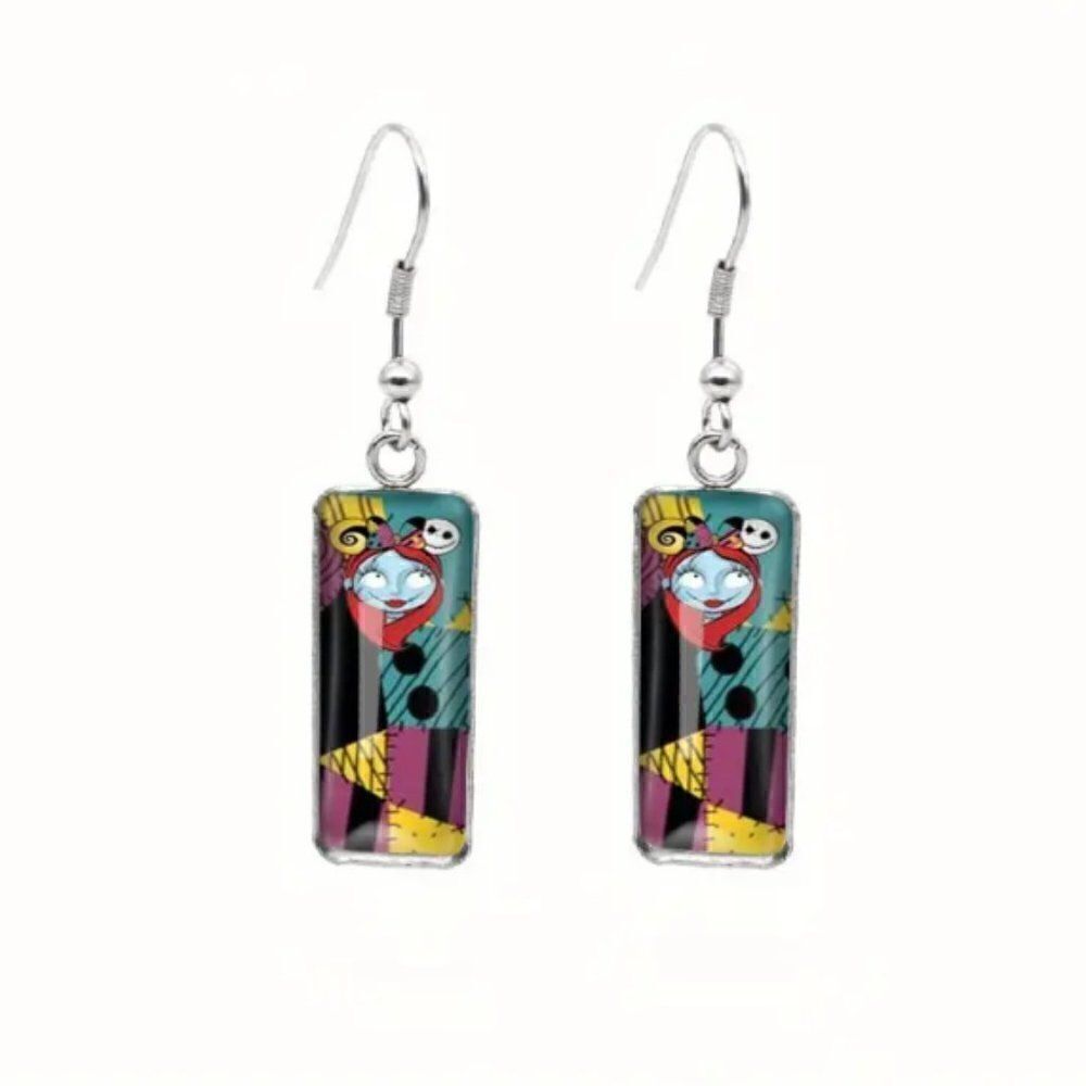 NEW! Nightmare Before Christmas Sally Dangle Earrings Adorbs!!